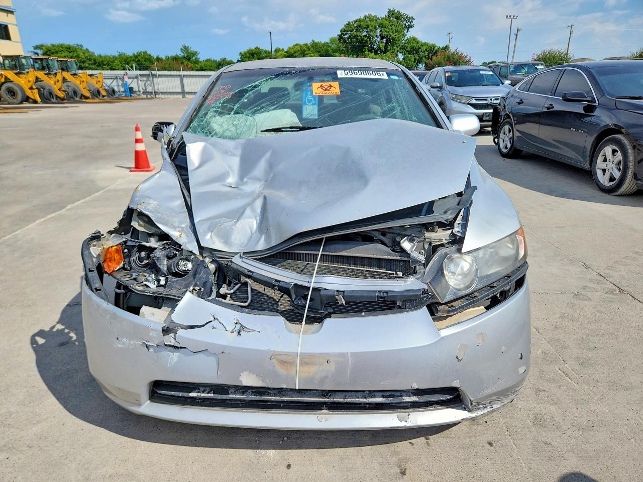 2008 Honda Civic Lx Silver vin: 1HGFA16578L032939