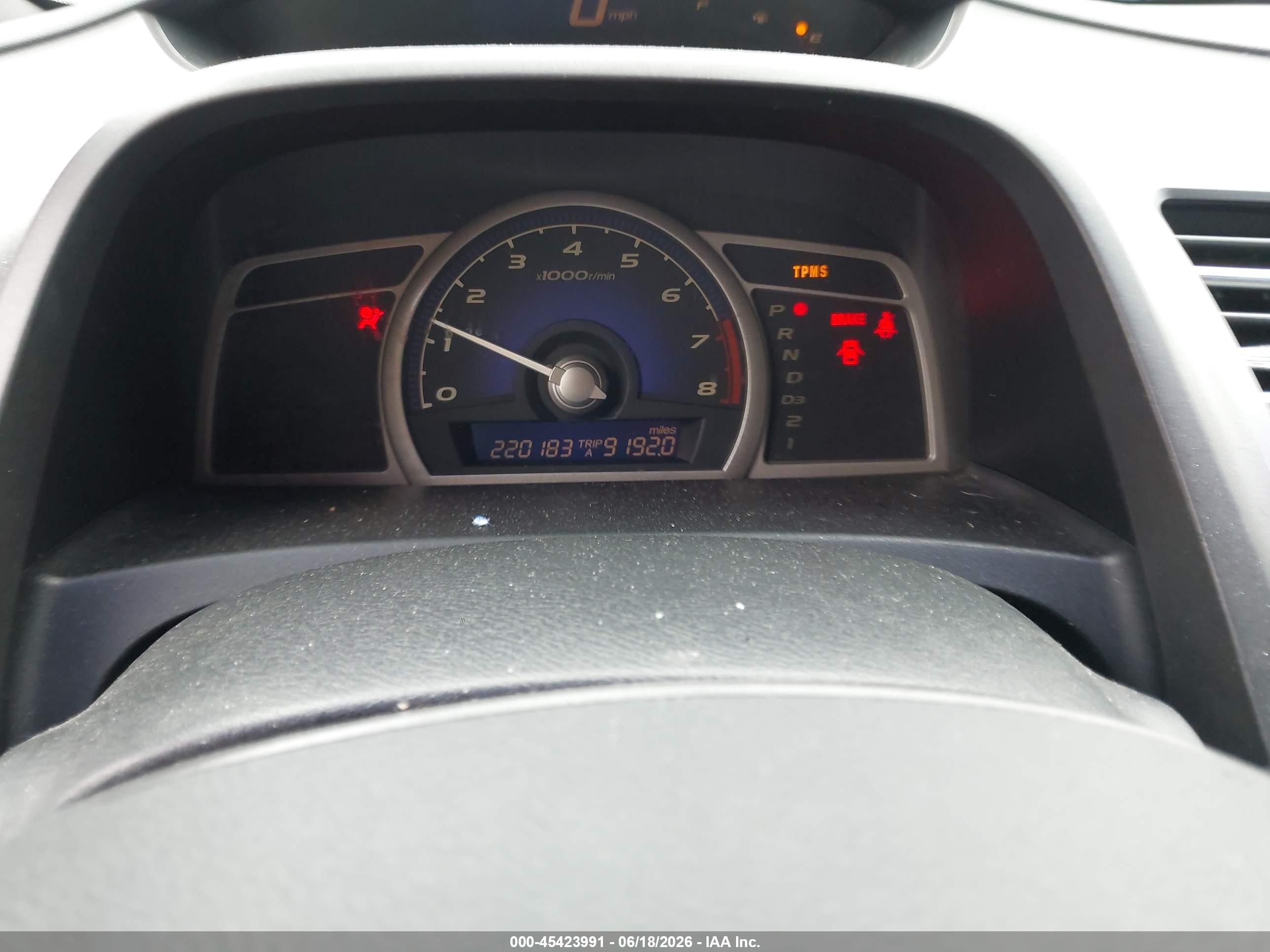 2008 Honda Civic Lx Blue vin: 1HGFA16578L048137