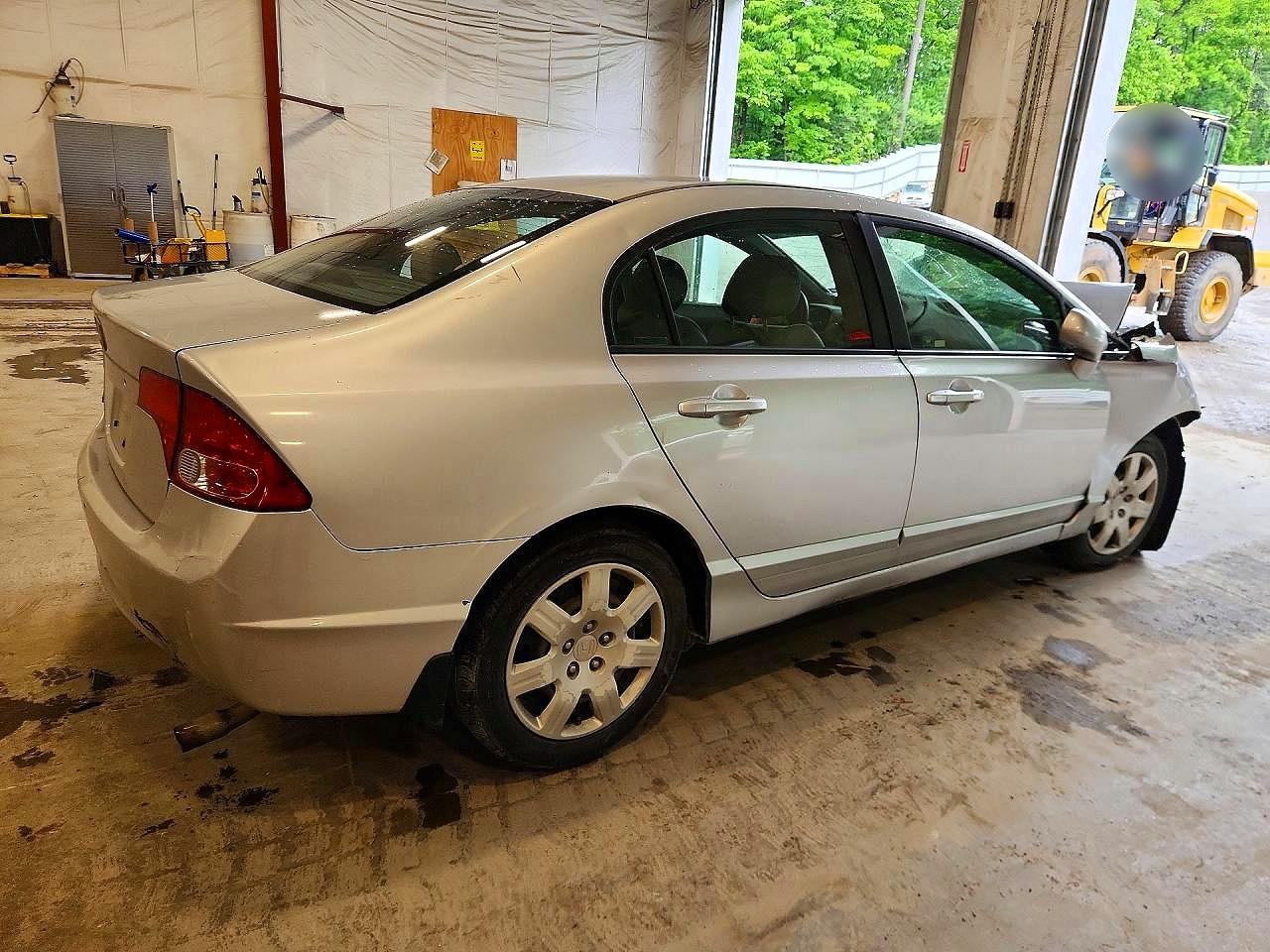 2008 Honda Civic Lx Серебряный vin: 1HGFA16578L054374