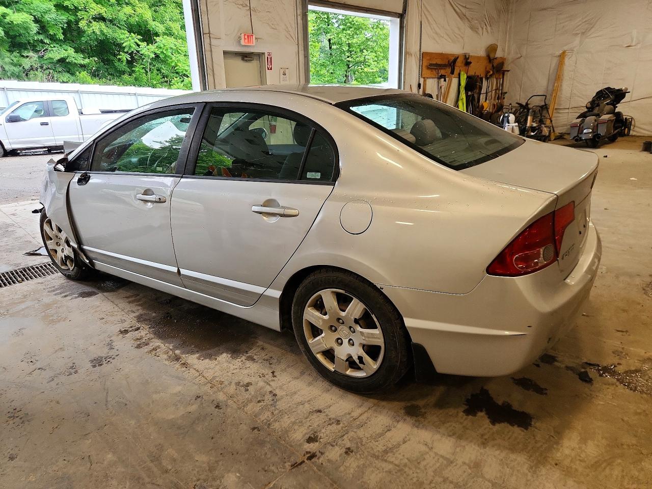 2008 Honda Civic Lx Серебряный vin: 1HGFA16578L054374