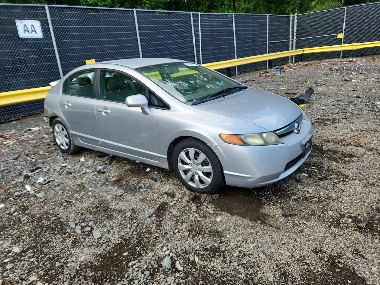 2008 Honda Civic Lx Серебряный vin: 1HGFA16578L073975