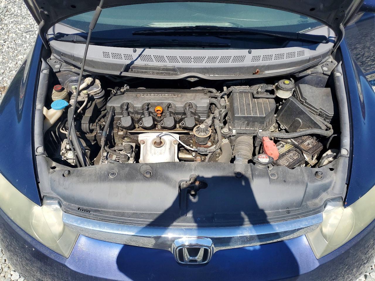 2008 Honda Civic Lx Blue vin: 1HGFA16578L116338