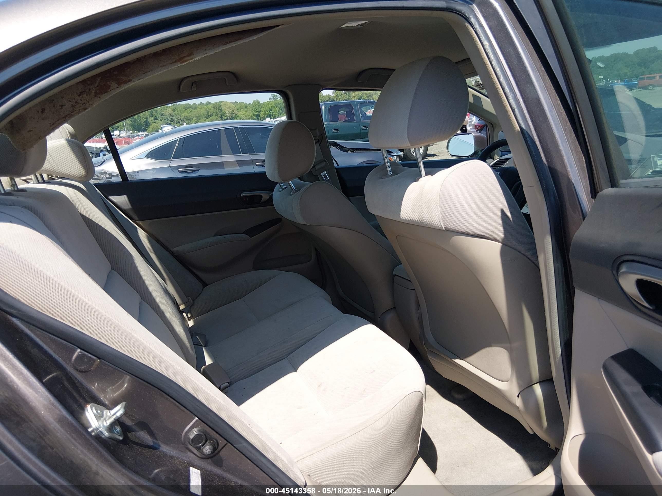 2009 Honda Civic Lx Tan vin: 1HGFA16579L015589