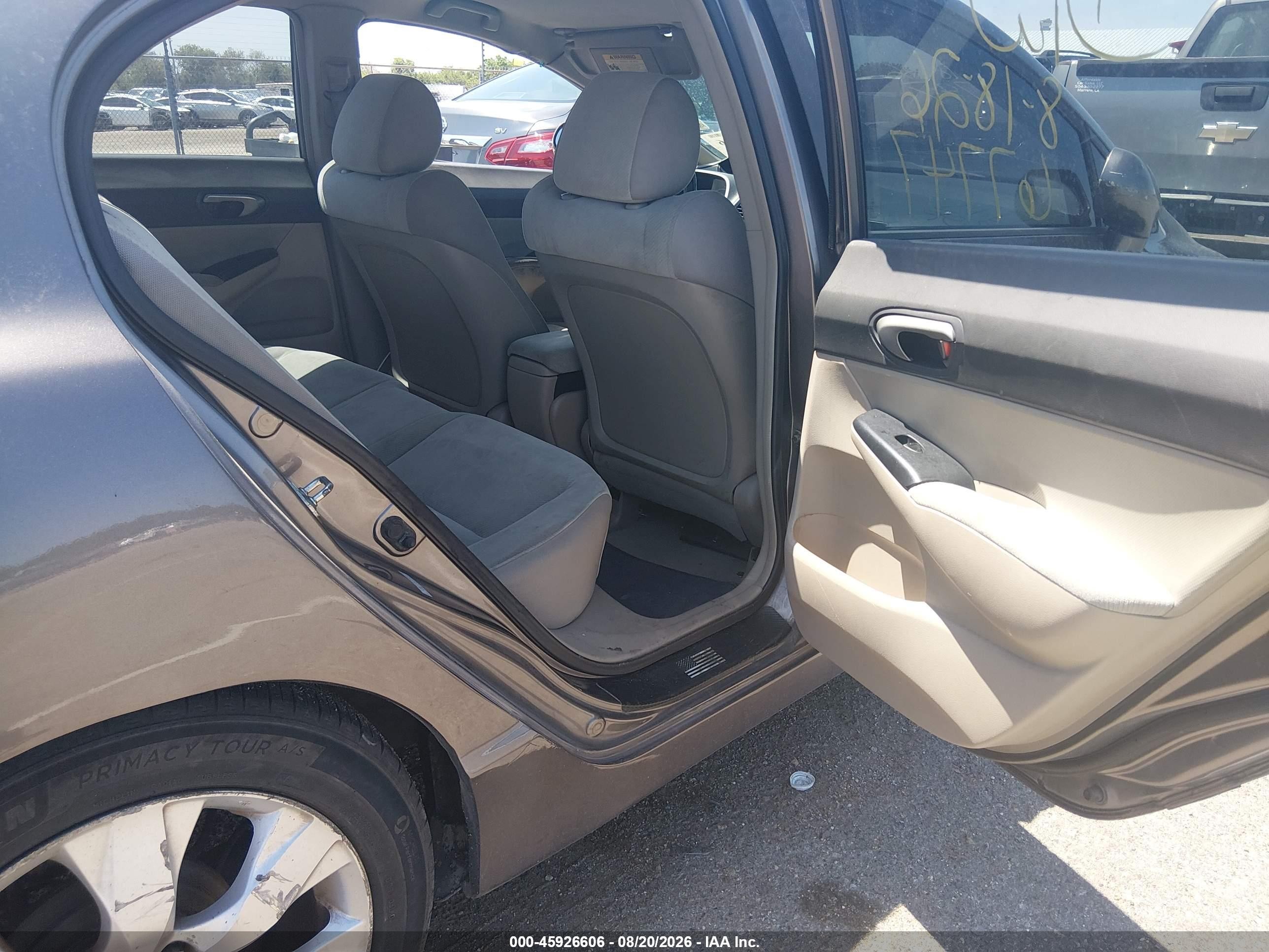 2009 Honda Civic Lx Gray vin: 1HGFA16579L028181