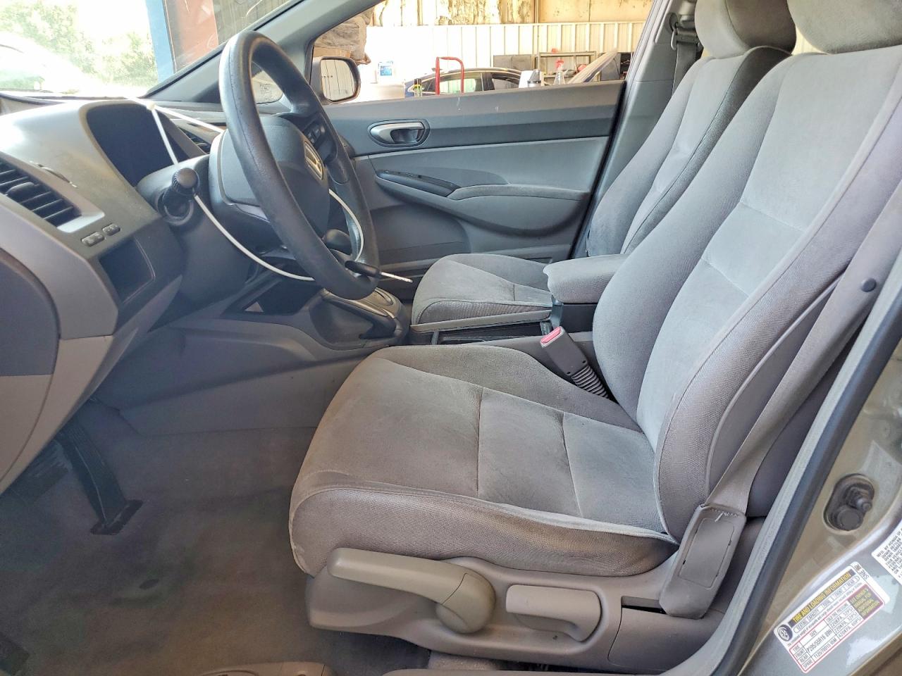 2006 Honda Civic Lx Gray vin: 1HGFA16586L049052