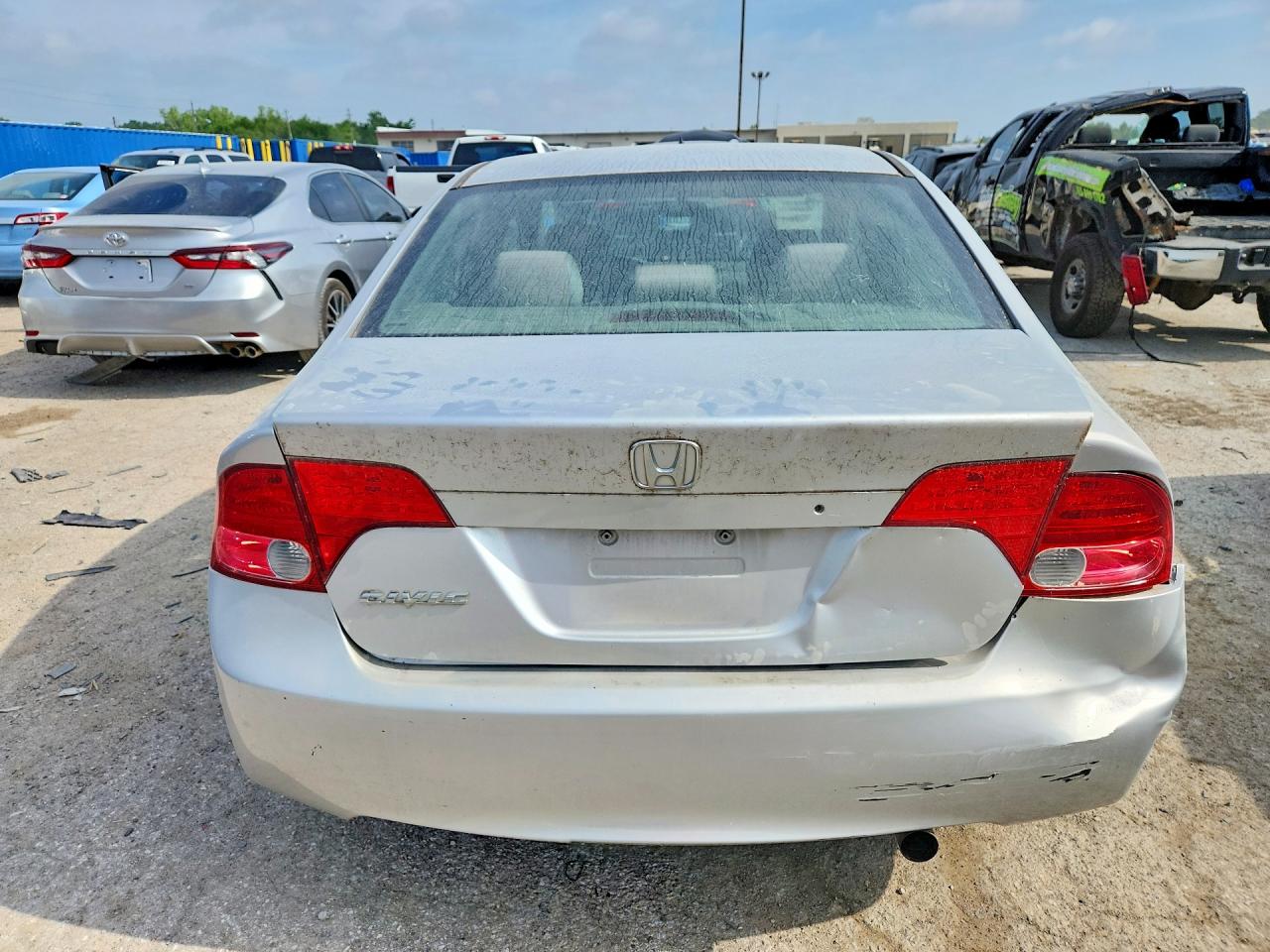 2006 Honda Civic Lx Silver vin: 1HGFA16586L055434