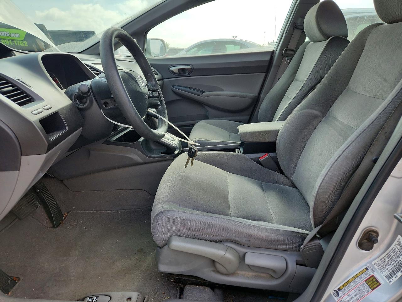 2006 Honda Civic Lx Silver vin: 1HGFA16586L055434