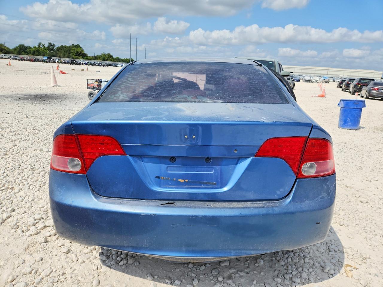 2006 Honda Civic Lx Blue vin: 1HGFA16586L056003