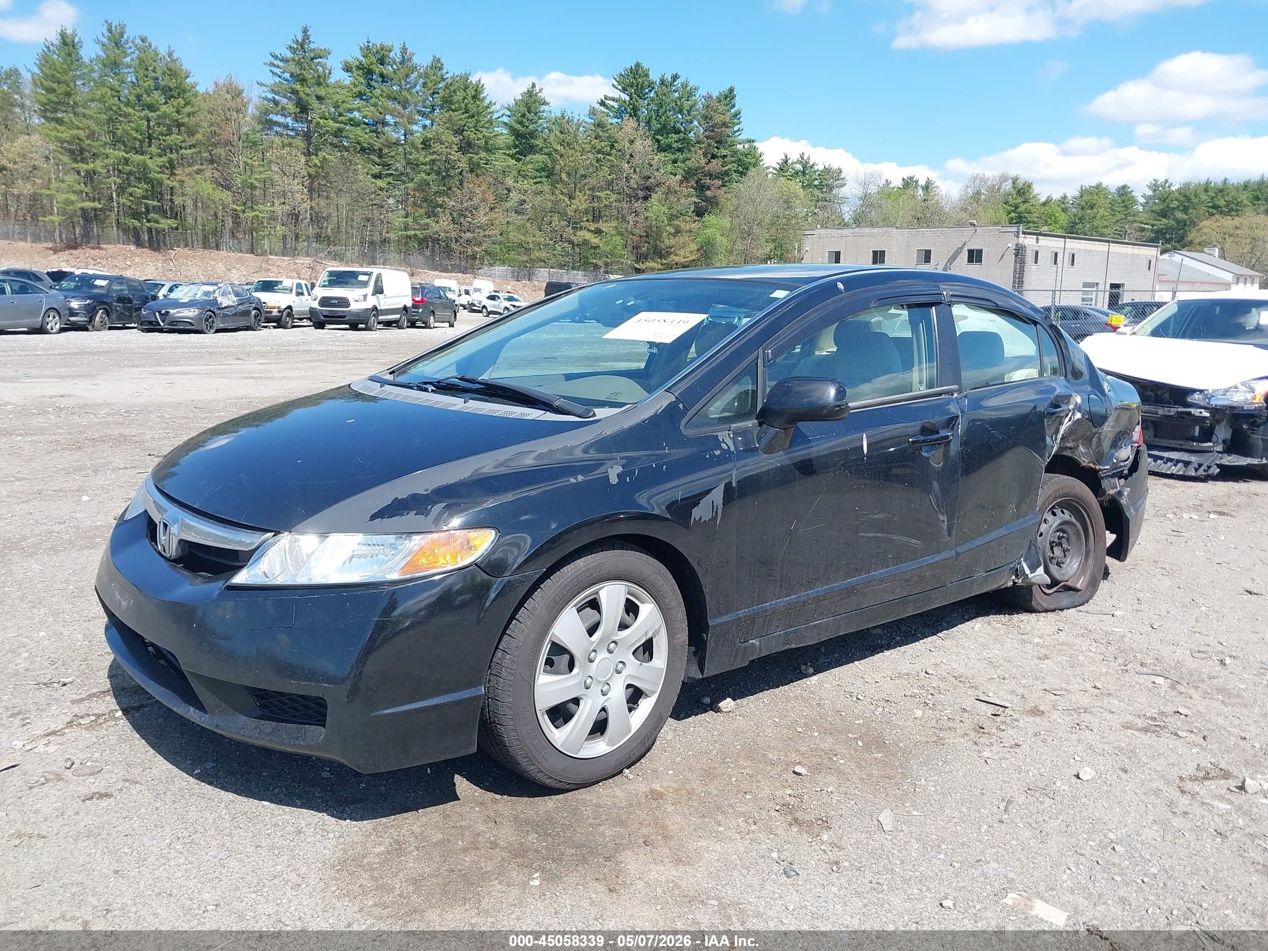 2006 Honda Civic Lx Black vin: 1HGFA16586L063145