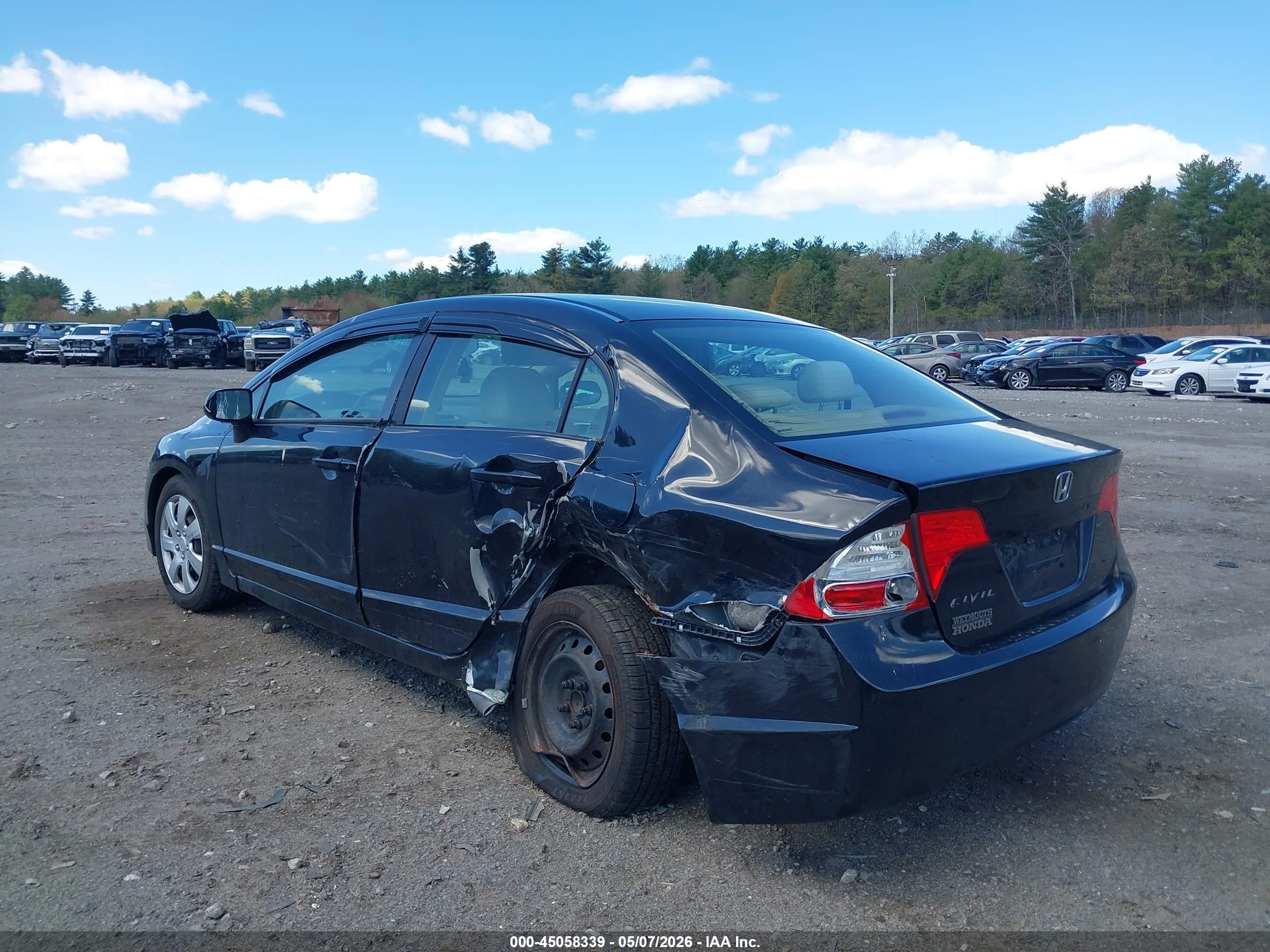 2006 Honda Civic Lx Black vin: 1HGFA16586L063145