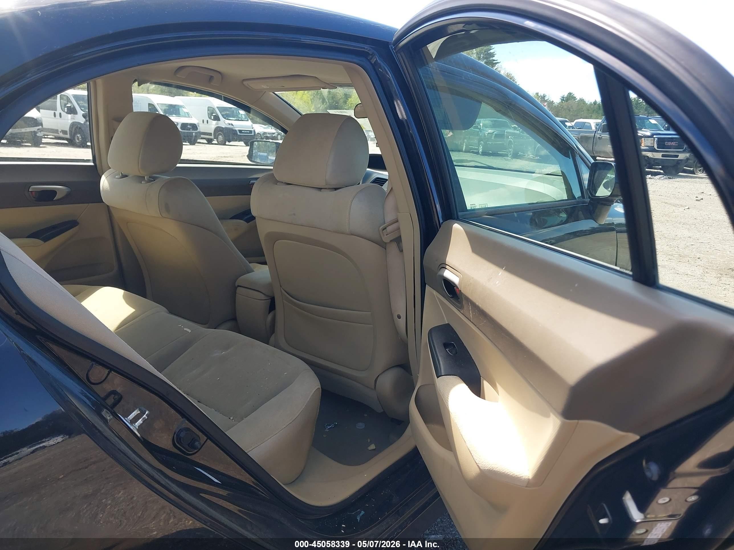 2006 Honda Civic Lx Black vin: 1HGFA16586L063145