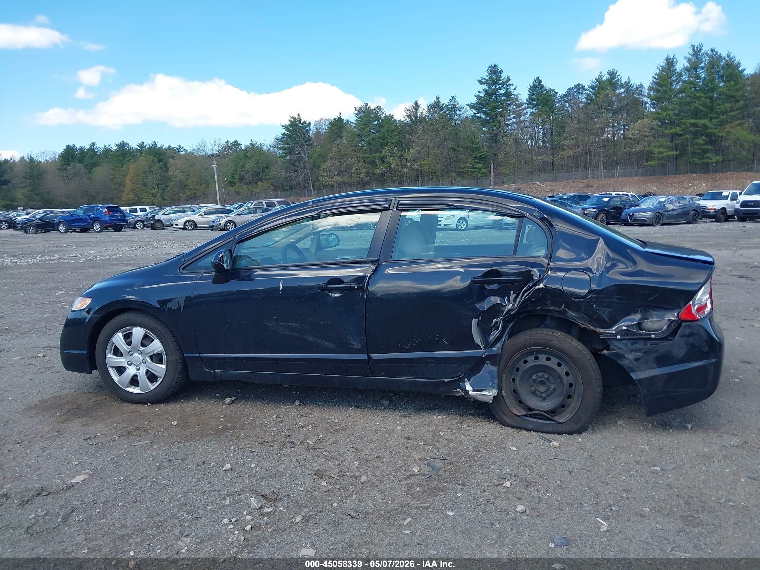 2006 Honda Civic Lx Black vin: 1HGFA16586L063145