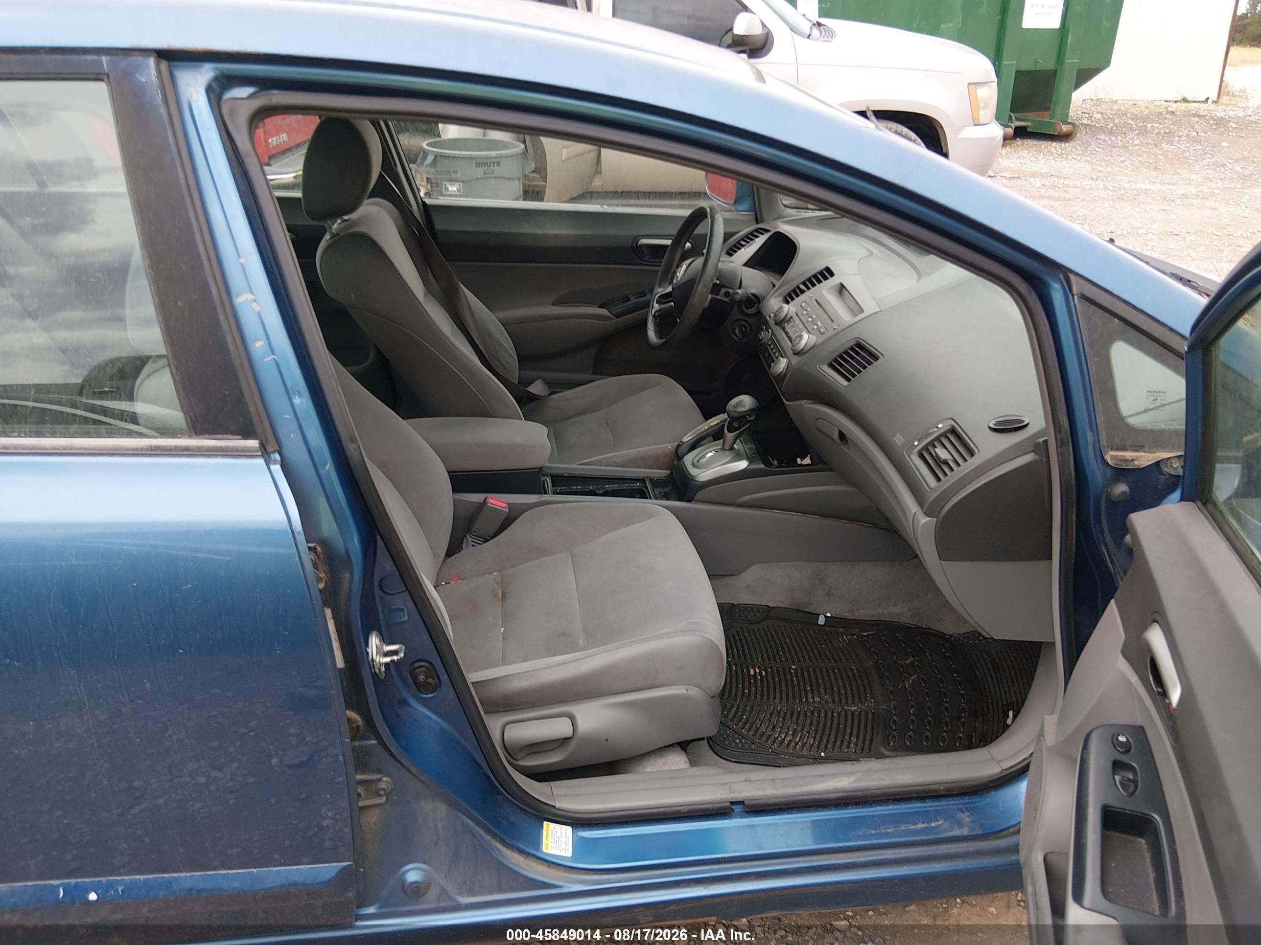 2006 Honda Civic Lx Синий vin: 1HGFA16586L097943