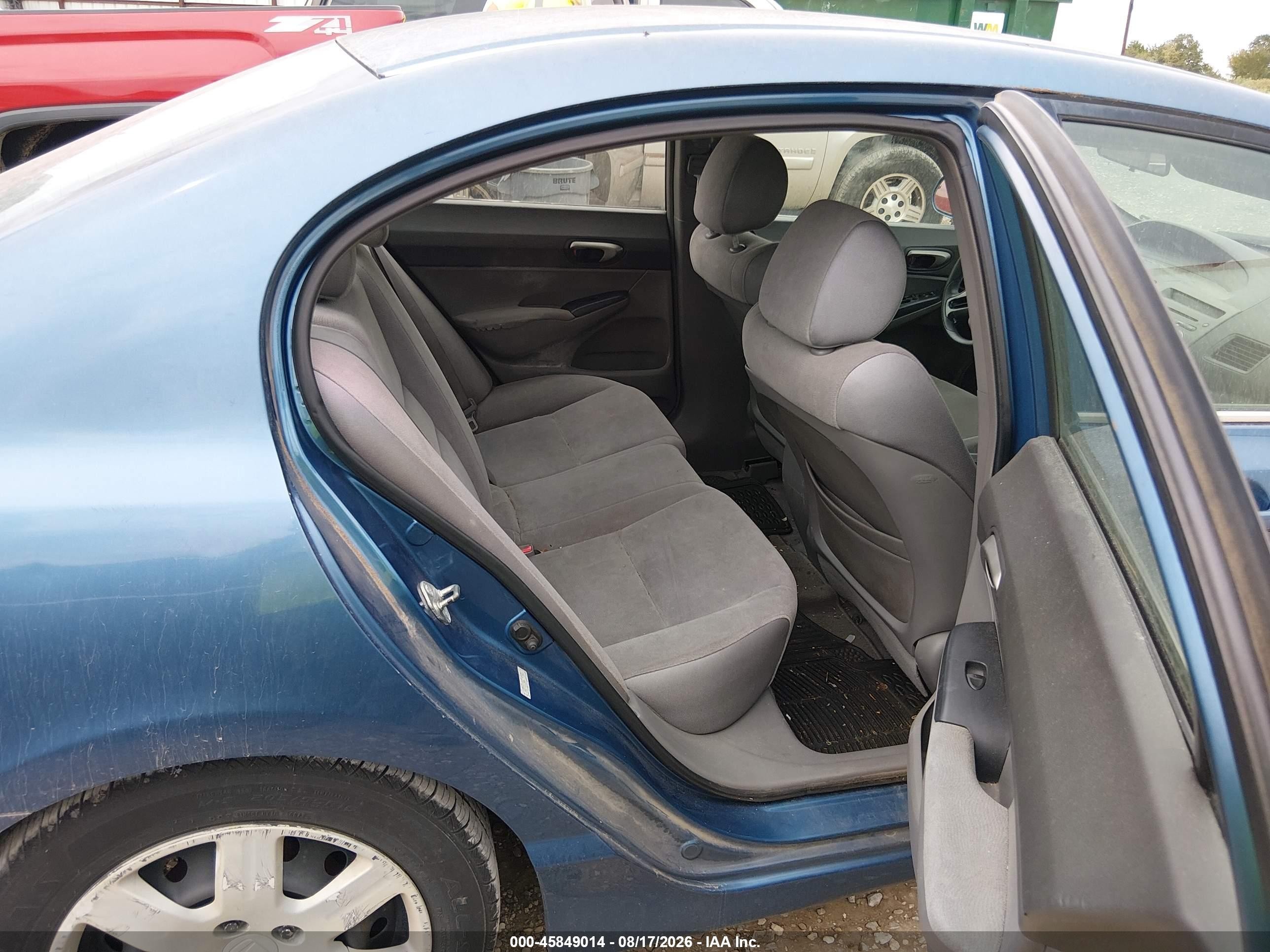 2006 Honda Civic Lx Синий vin: 1HGFA16586L097943