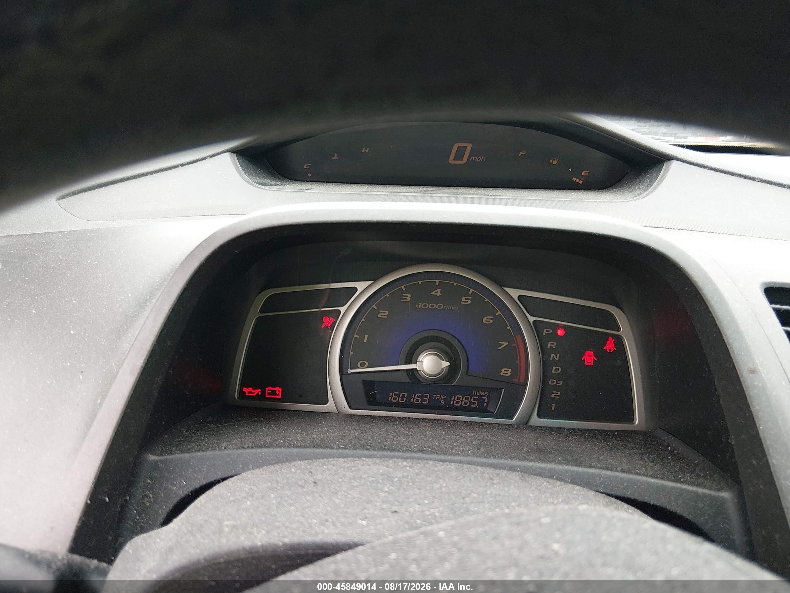2006 Honda Civic Lx Синий vin: 1HGFA16586L097943