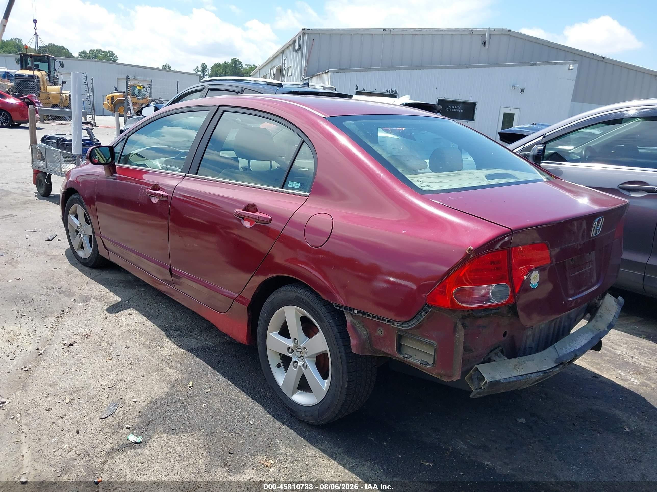 2006 Honda Civic Lx Темно-бордовый vin: 1HGFA16586L100176