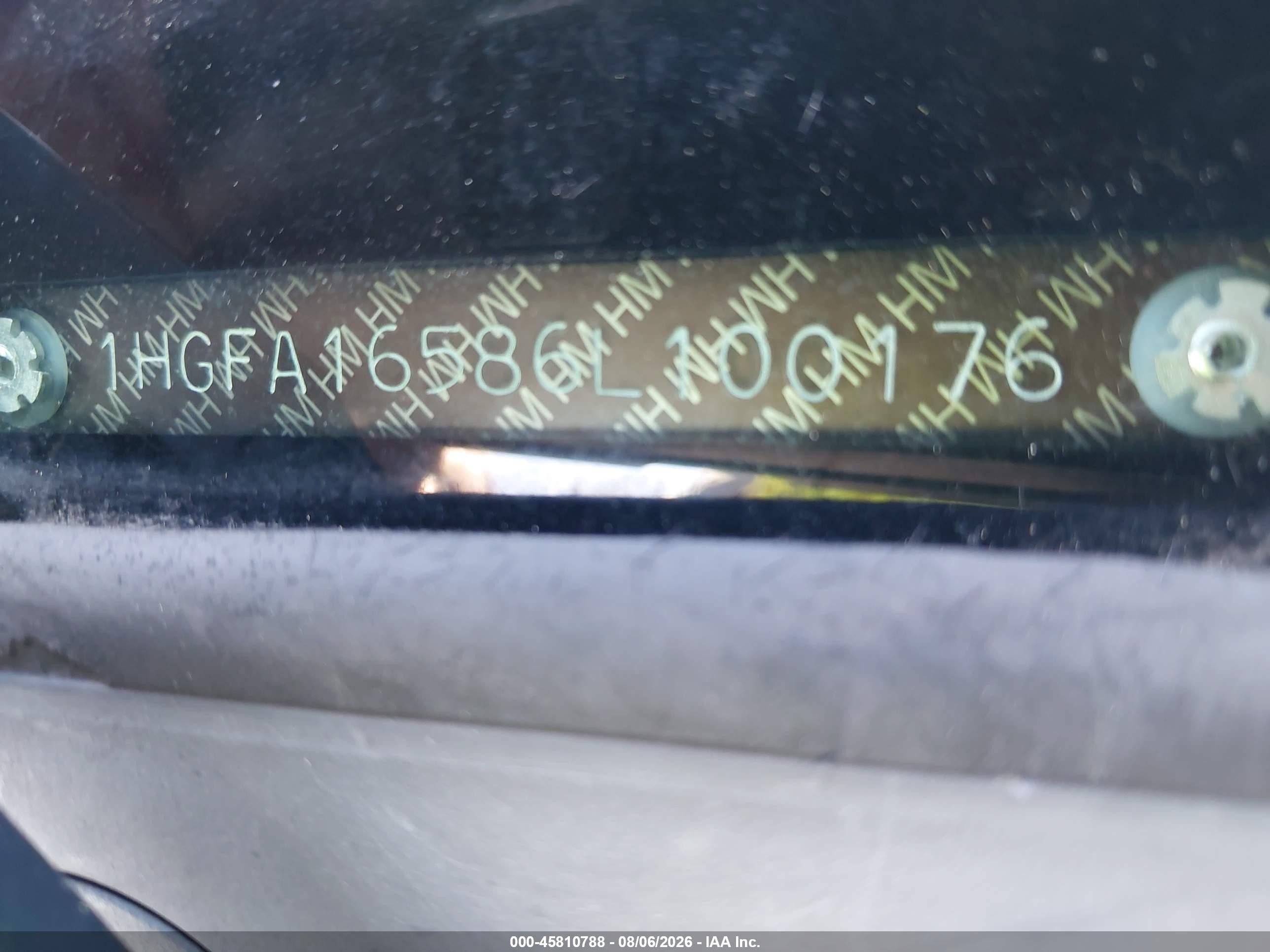 2006 Honda Civic Lx Темно-бордовый vin: 1HGFA16586L100176