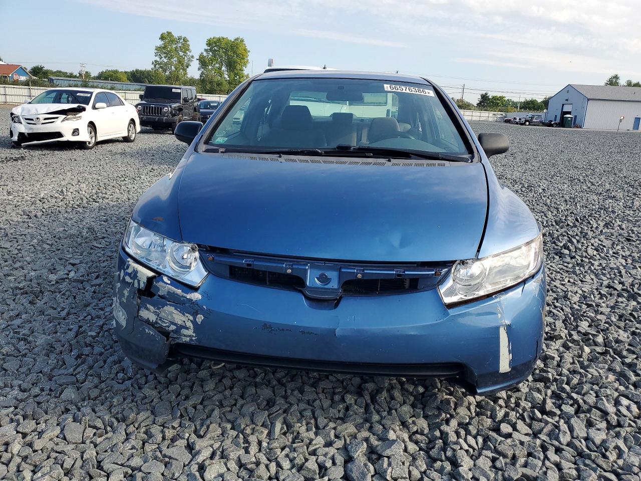 2006 Honda Civic Lx Blue vin: 1HGFA16586L107841
