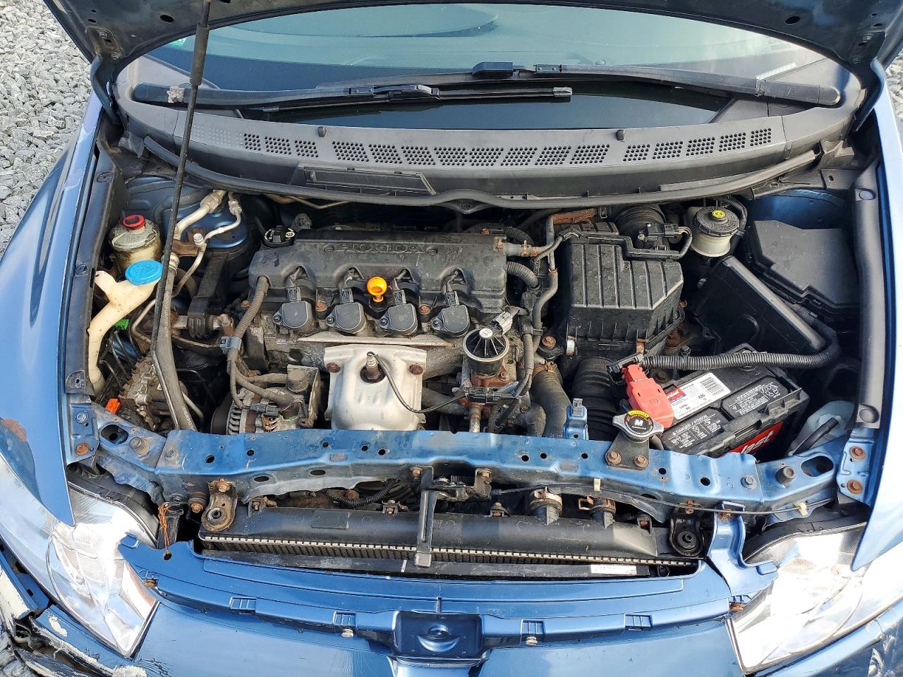 2006 Honda Civic Lx Blue vin: 1HGFA16586L107841