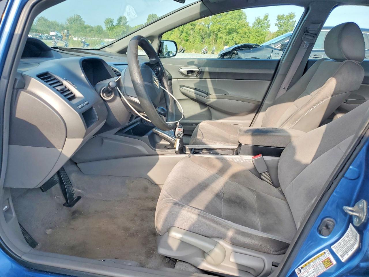 2006 Honda Civic Lx Blue vin: 1HGFA16586L107841