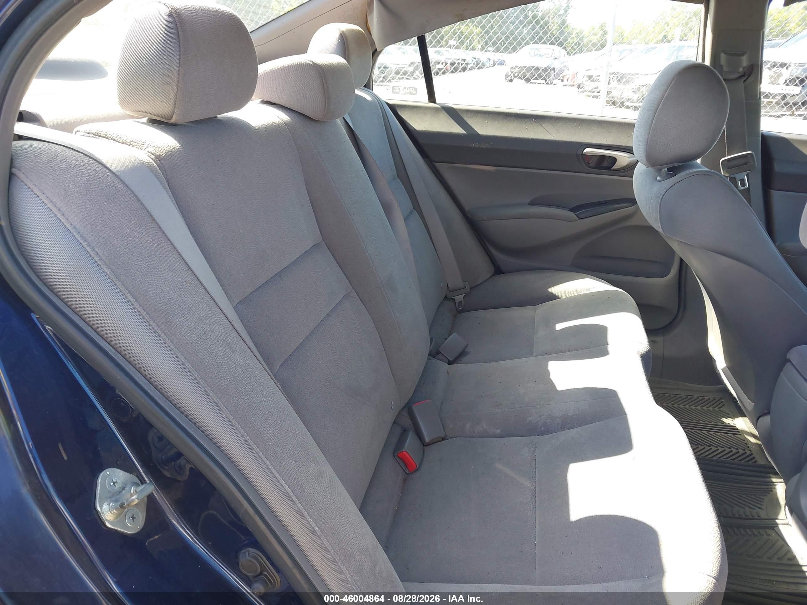 2006 Honda Civic Lx Blue vin: 1HGFA16586L120654