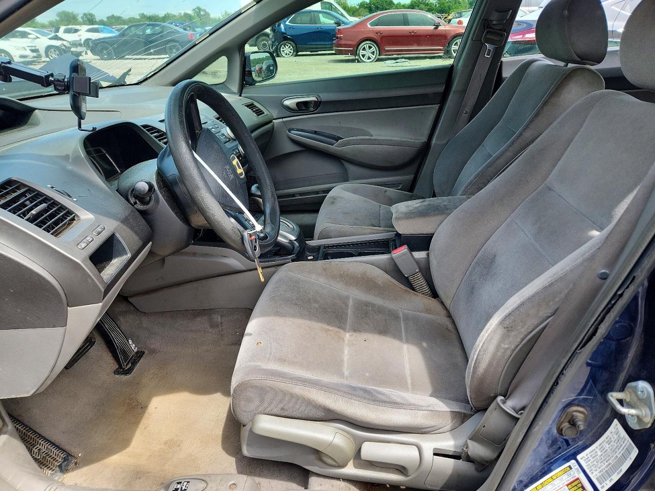 2006 Honda Civic Lx Blue vin: 1HGFA16586L131038