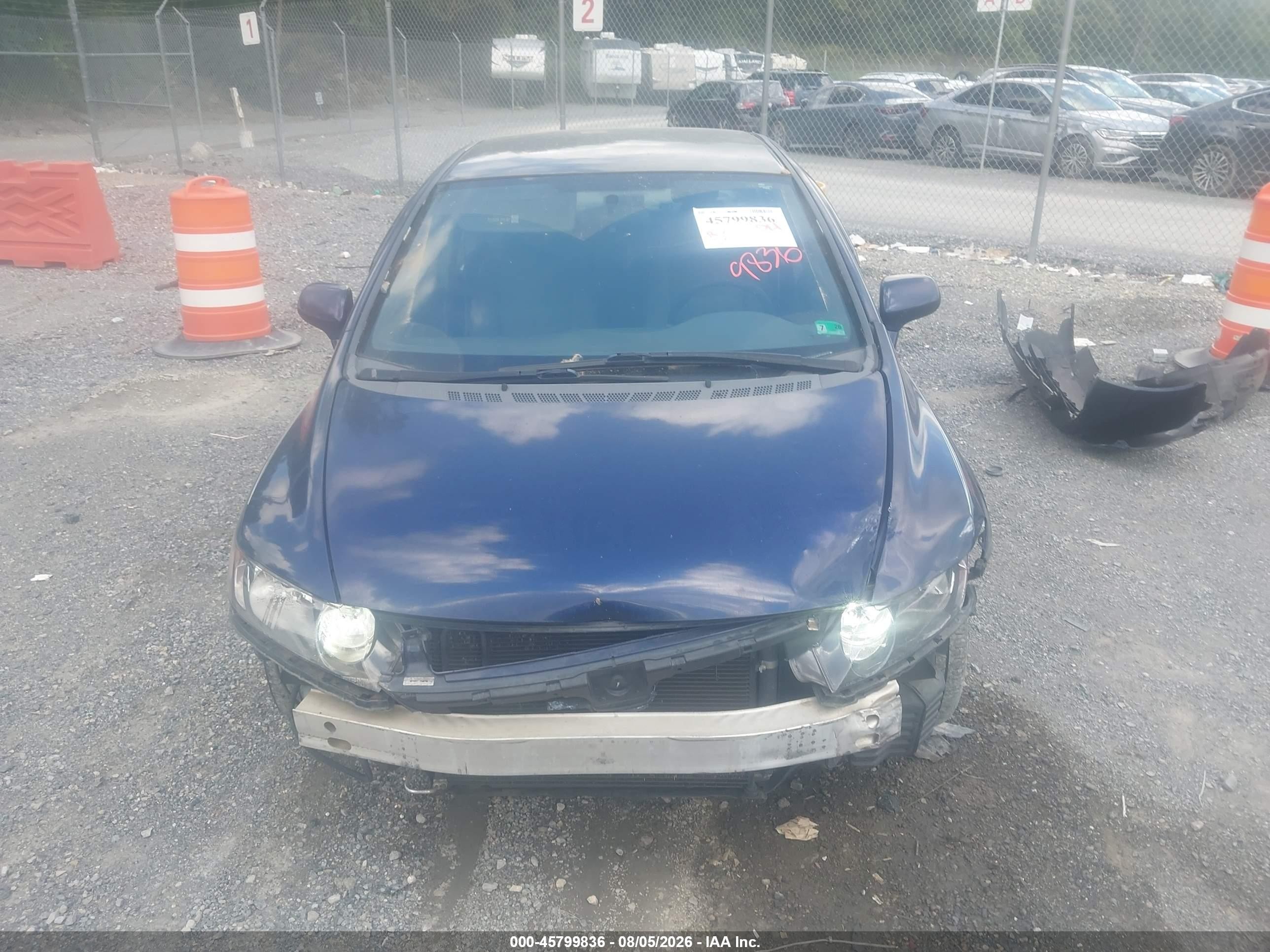 2006 Honda Civic Lx Синий vin: 1HGFA16586L139026