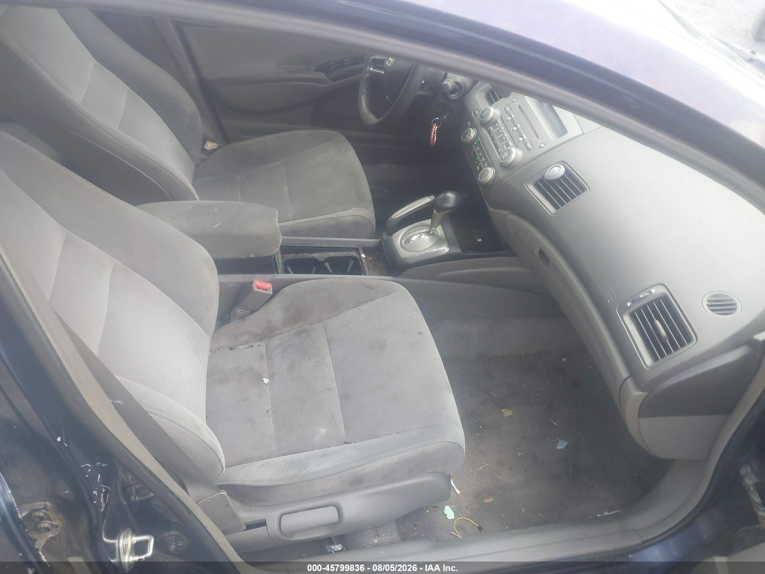 2006 Honda Civic Lx Синий vin: 1HGFA16586L139026
