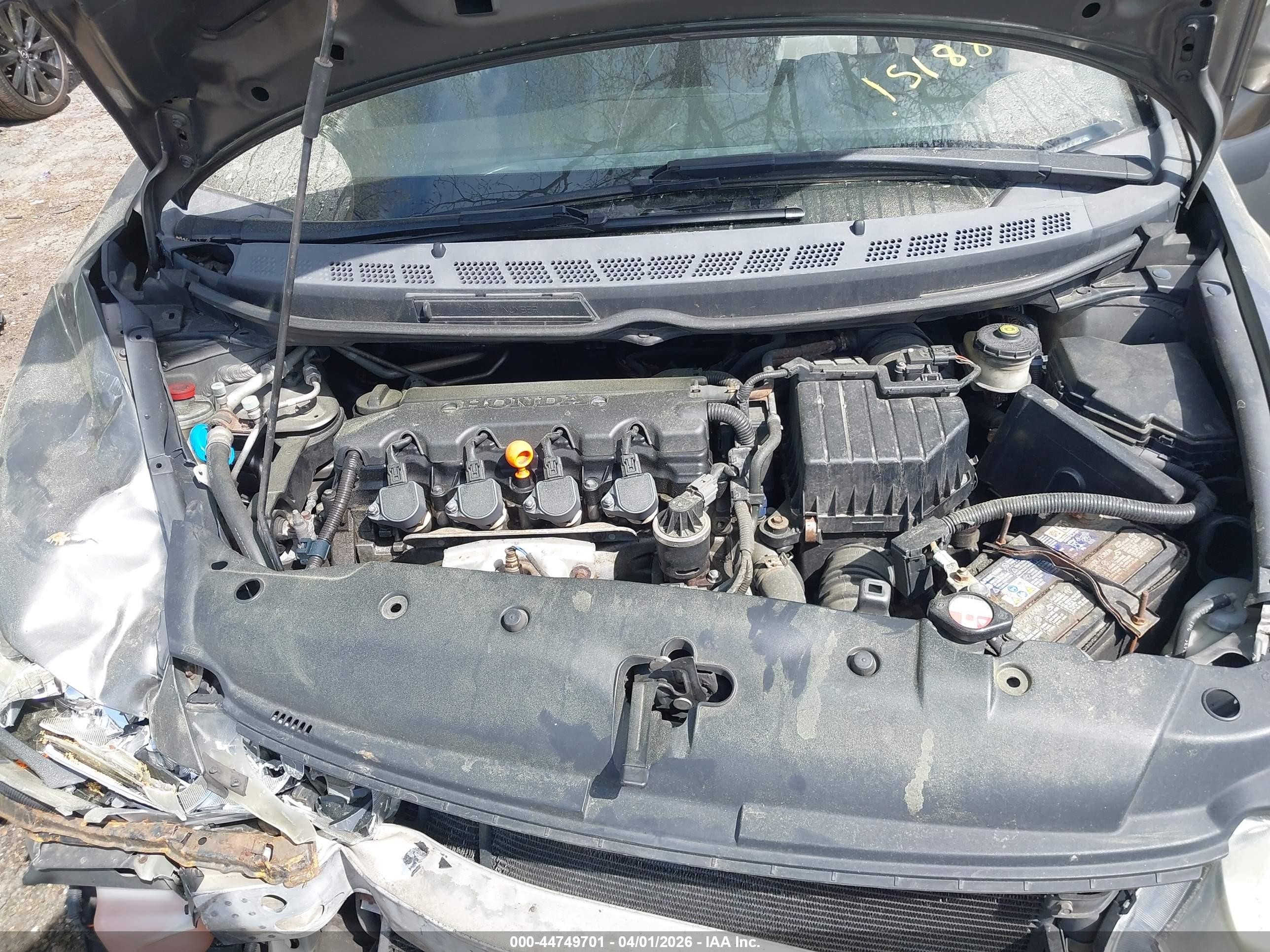 2006 Honda Civic Lx Gray vin: 1HGFA16586L151886