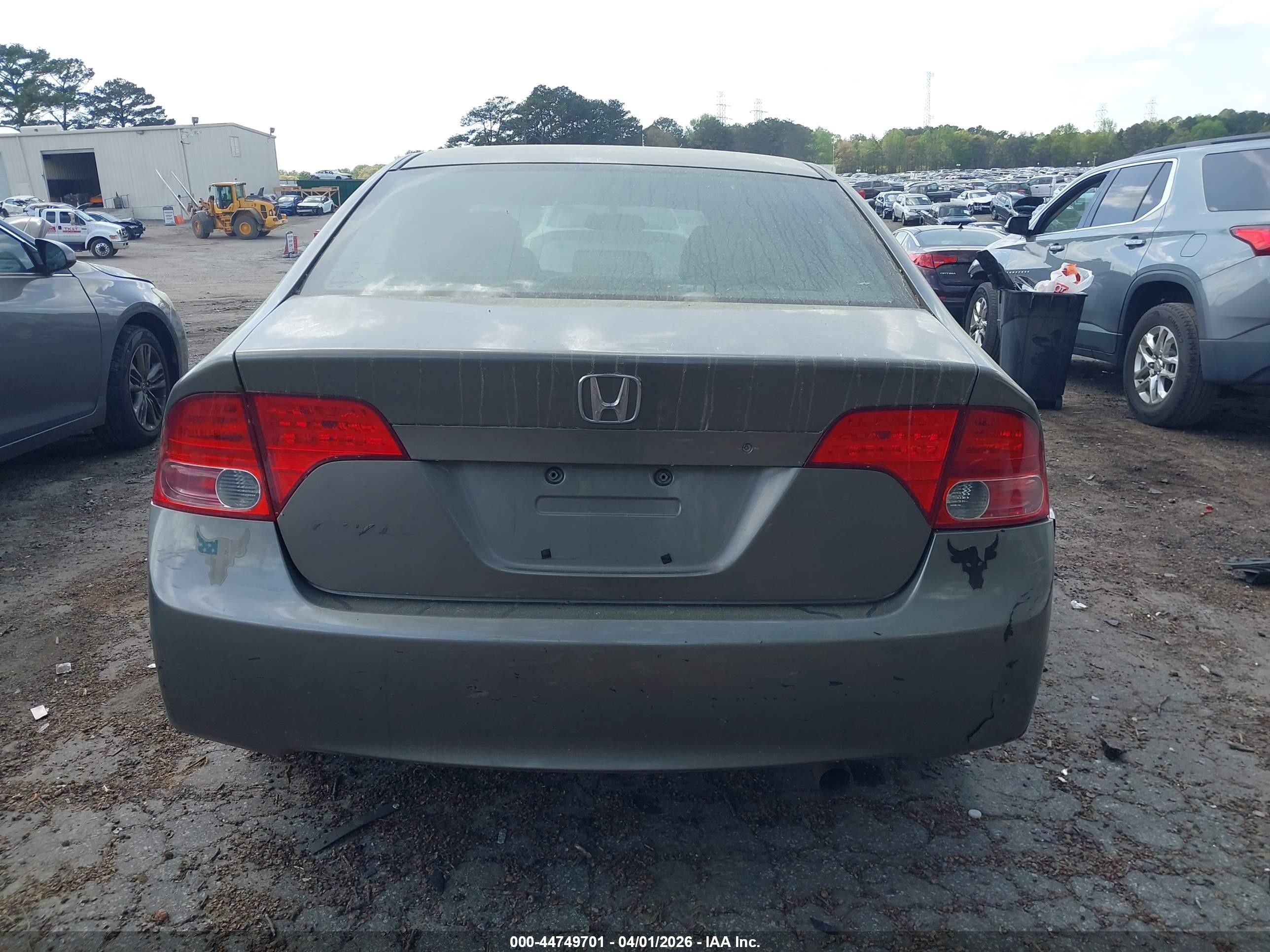 2006 Honda Civic Lx Gray vin: 1HGFA16586L151886