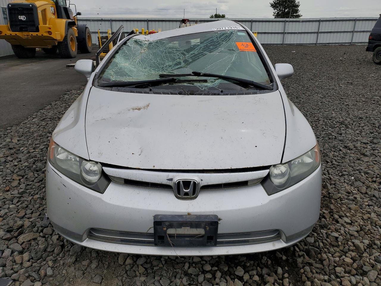 2006 Honda Civic Lx Silver vin: 1HGFA16586L153296