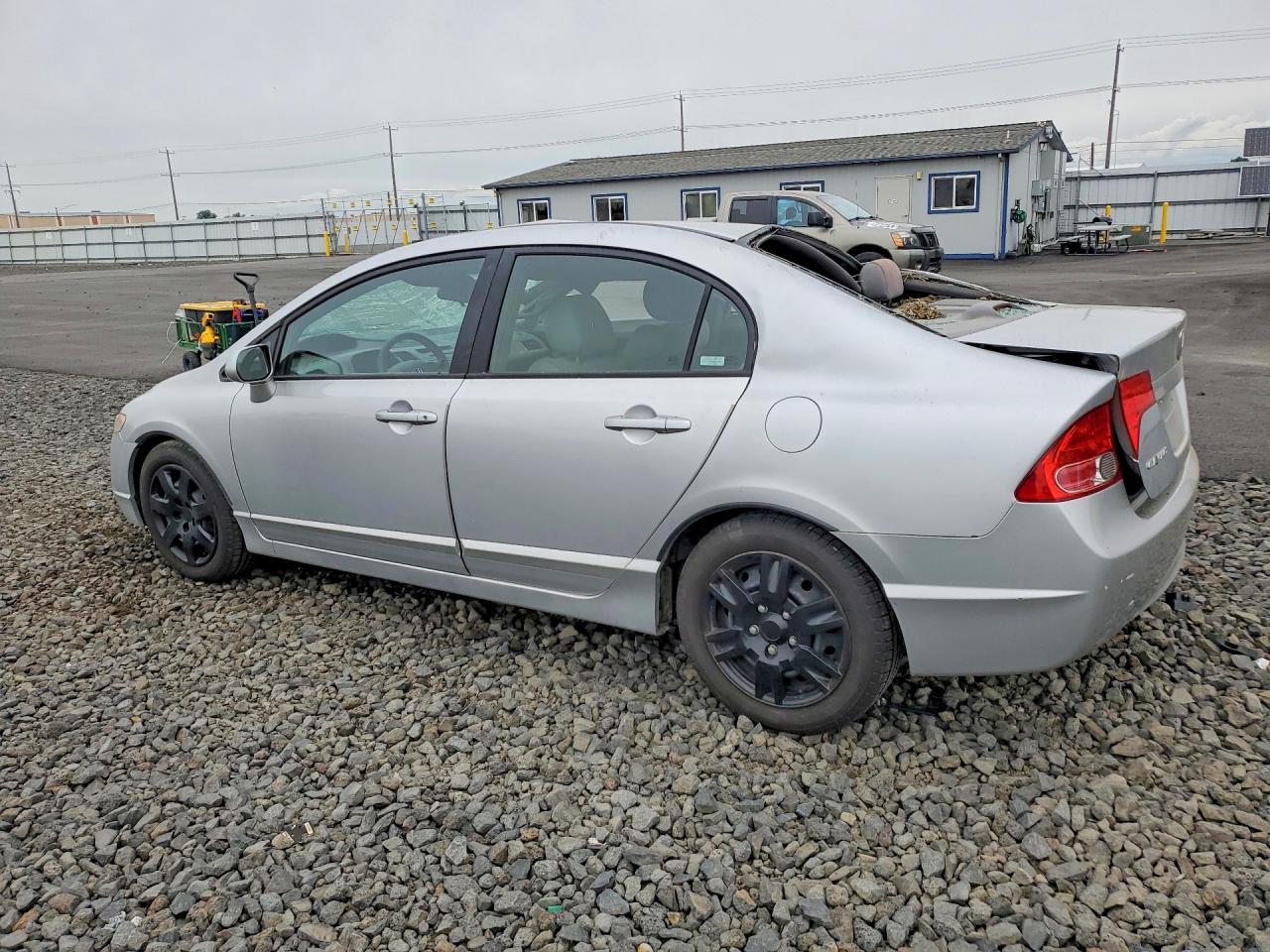 2006 Honda Civic Lx Silver vin: 1HGFA16586L153296