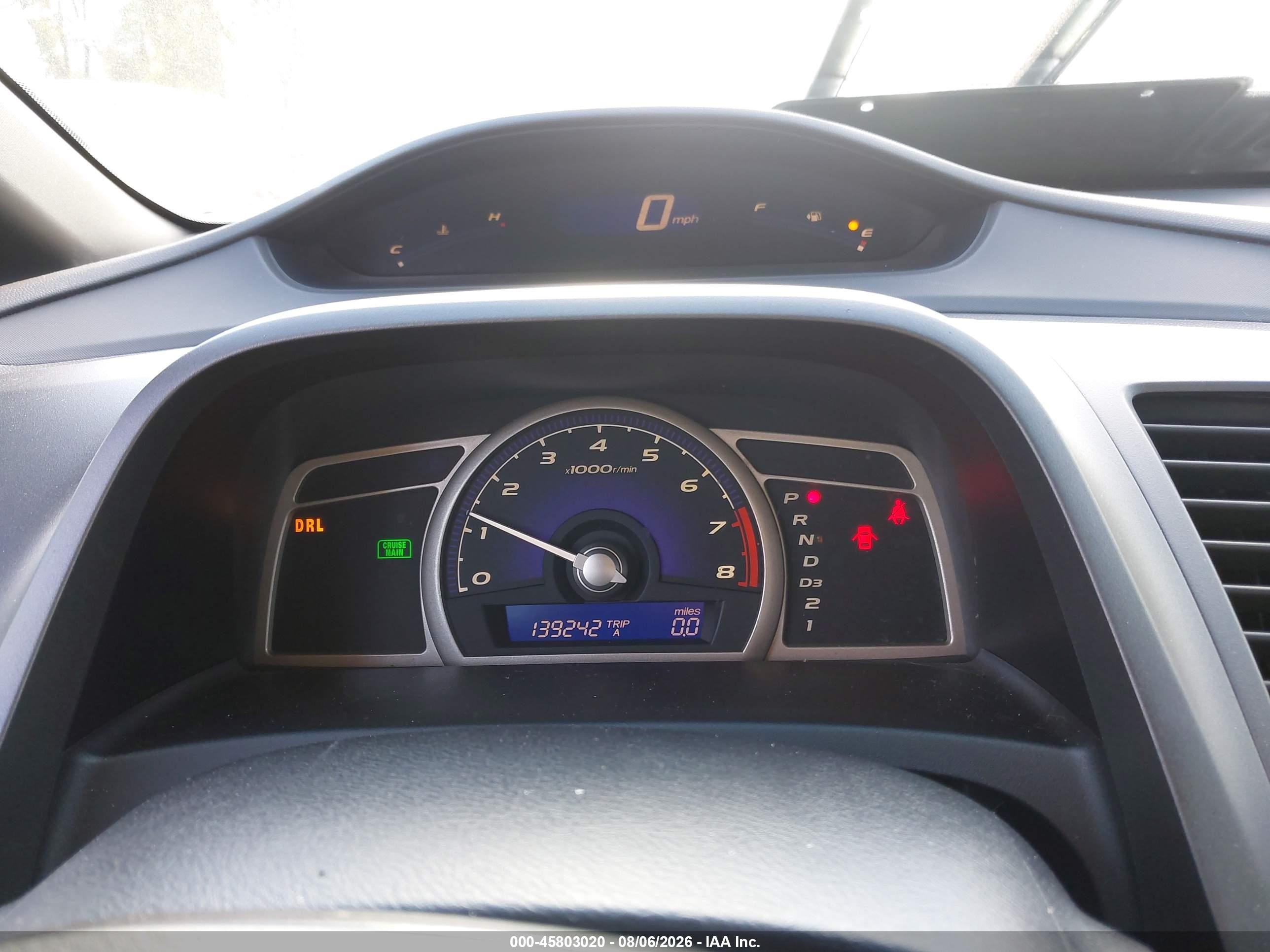 2007 Honda Civic Lx Синий vin: 1HGFA16587L003822