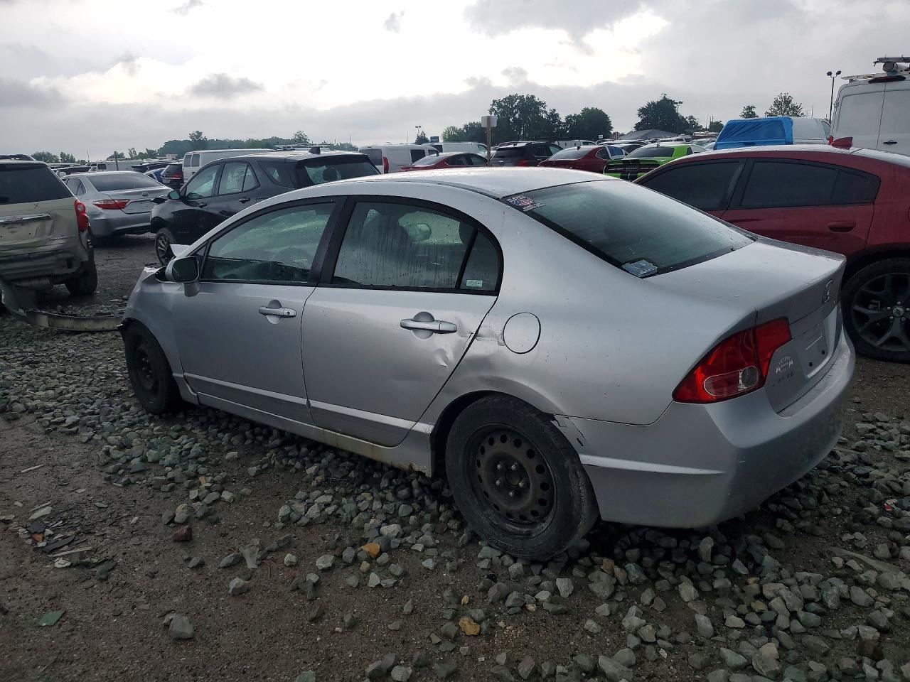 2007 Honda Civic Lx Silver vin: 1HGFA16587L013637