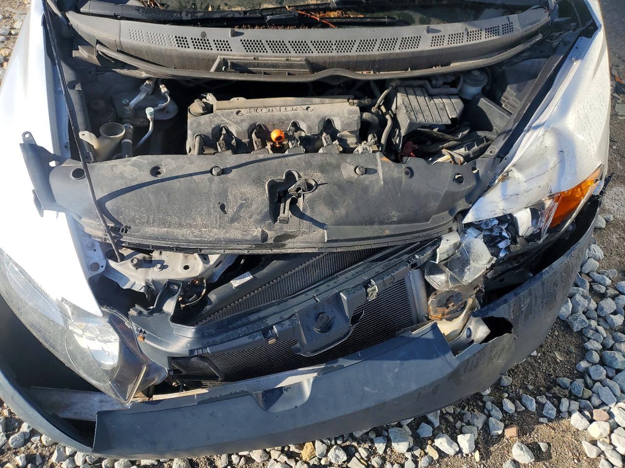 2007 Honda Civic Lx Silver vin: 1HGFA16587L013637