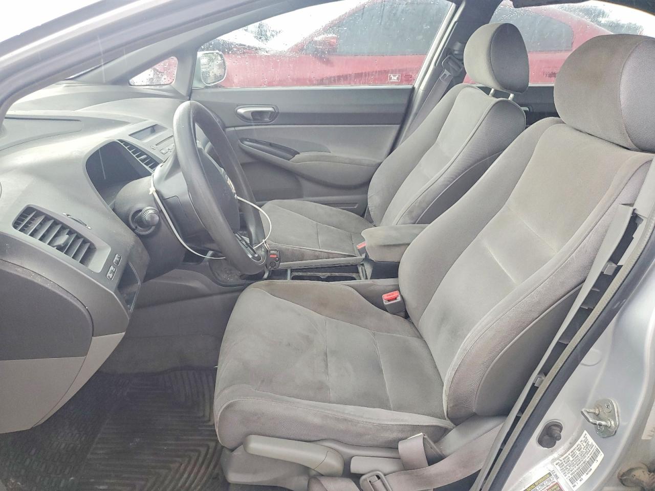 2007 Honda Civic Lx Silver vin: 1HGFA16587L013637