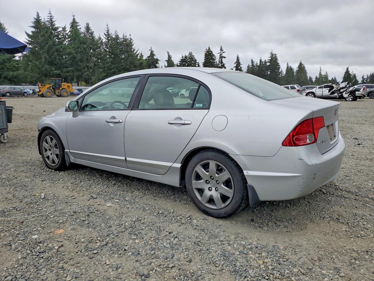 2007 Honda Civic Lx Silver vin: 1HGFA16587L027473