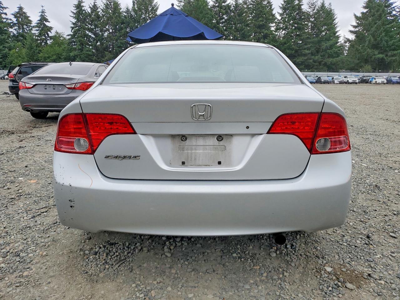 2007 Honda Civic Lx Silver vin: 1HGFA16587L027473