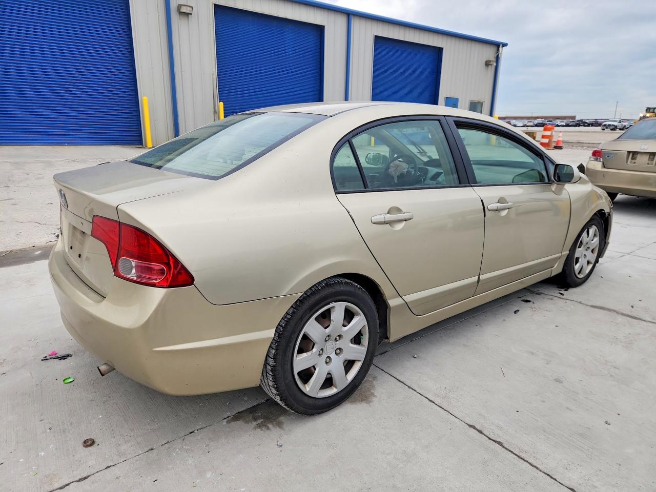 2007 Honda Civic Lx Tan vin: 1HGFA16587L032222