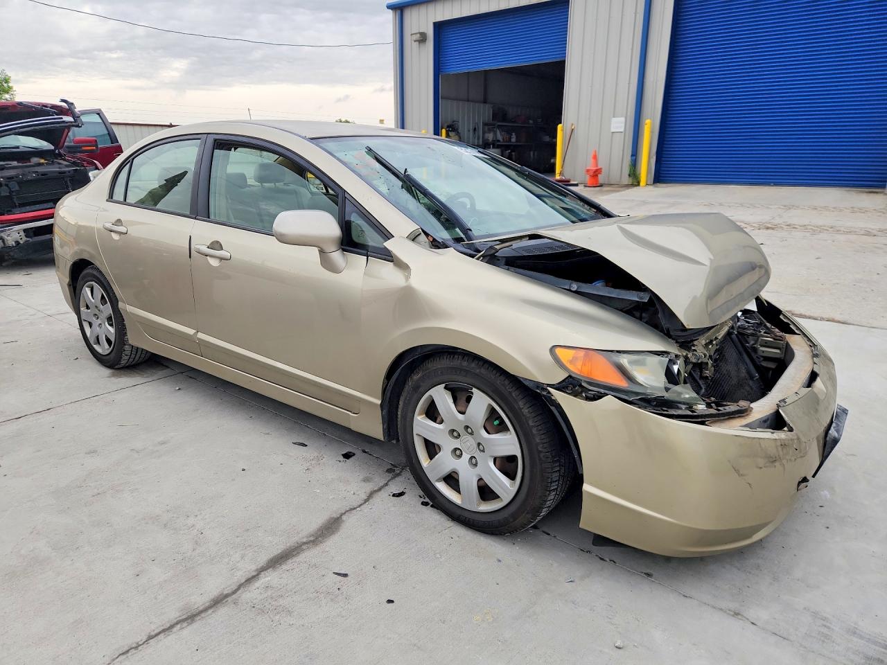 2007 Honda Civic Lx Tan vin: 1HGFA16587L032222