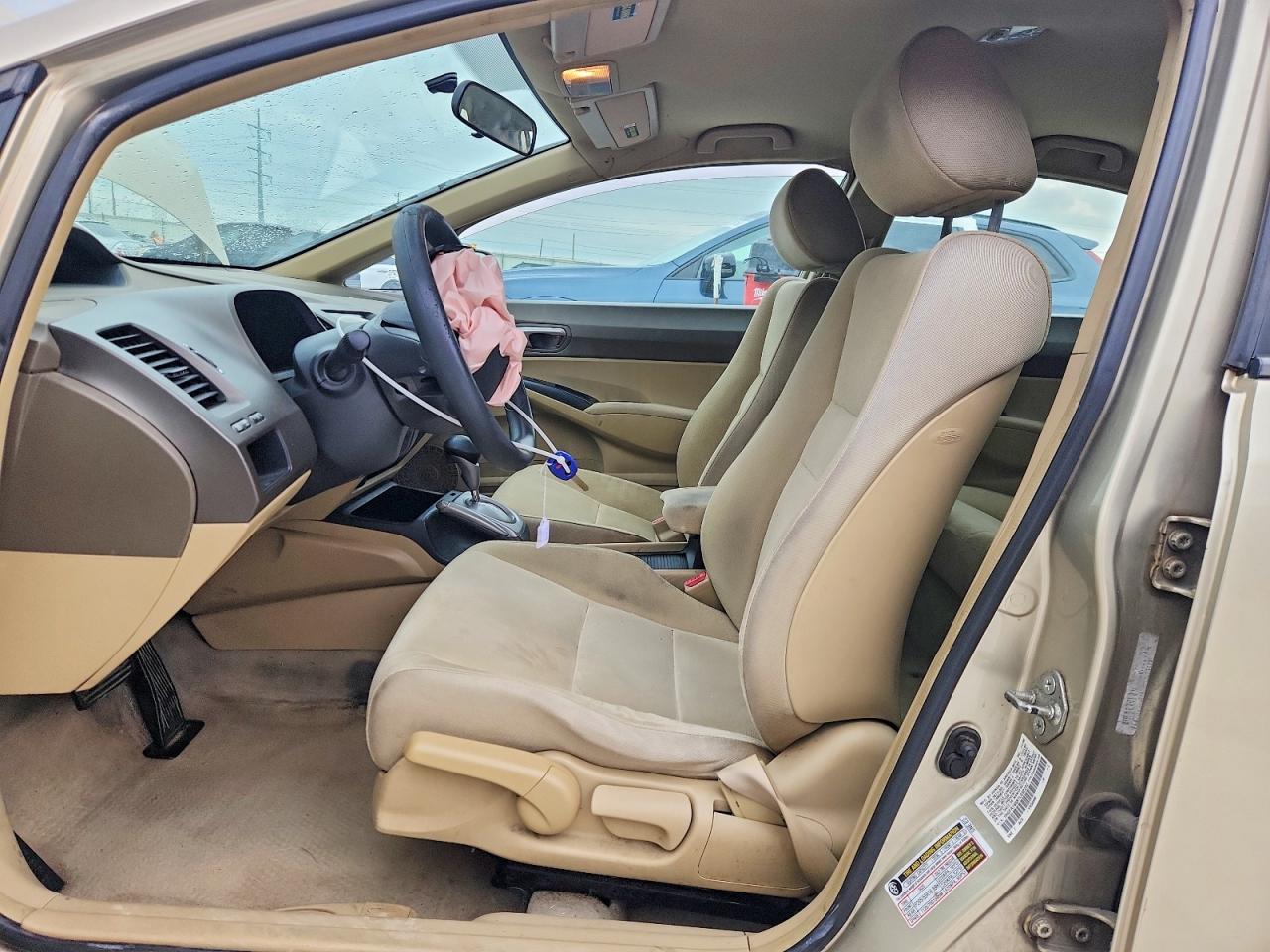 2007 Honda Civic Lx Tan vin: 1HGFA16587L032222