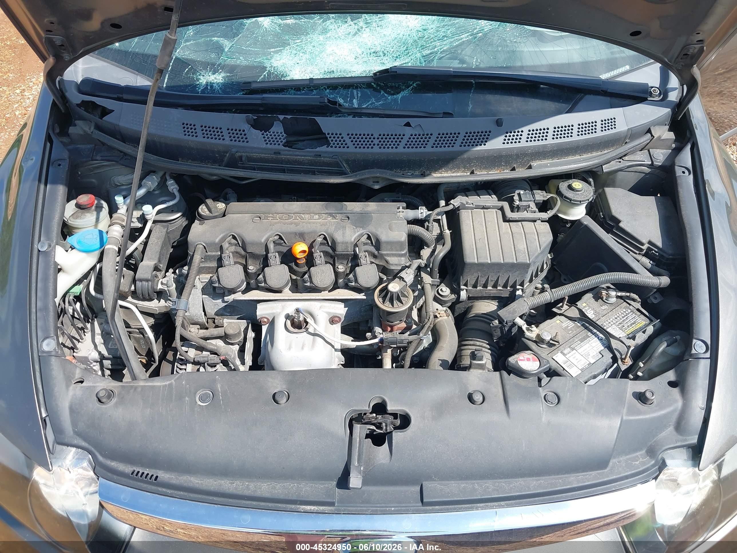 2007 Honda Civic Lx Gray vin: 1HGFA16587L045469