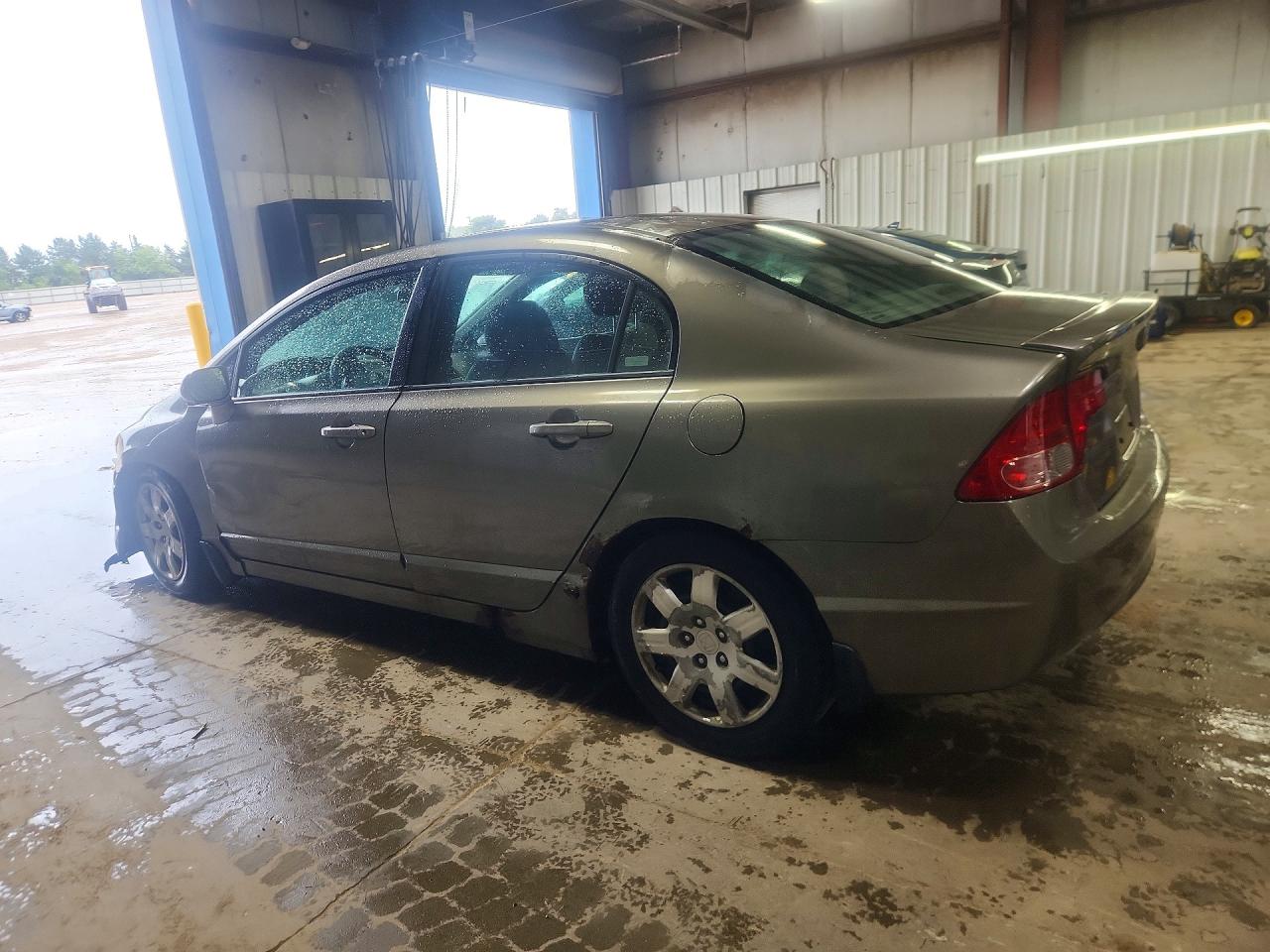 2007 Honda Civic Lx Gray vin: 1HGFA16587L050932