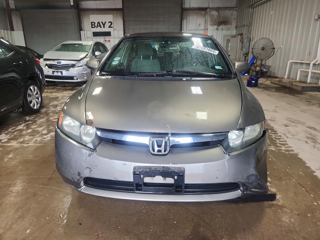 2007 Honda Civic Lx Gray vin: 1HGFA16587L050932