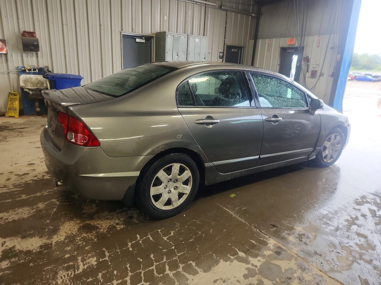 2007 Honda Civic Lx Gray vin: 1HGFA16587L050932