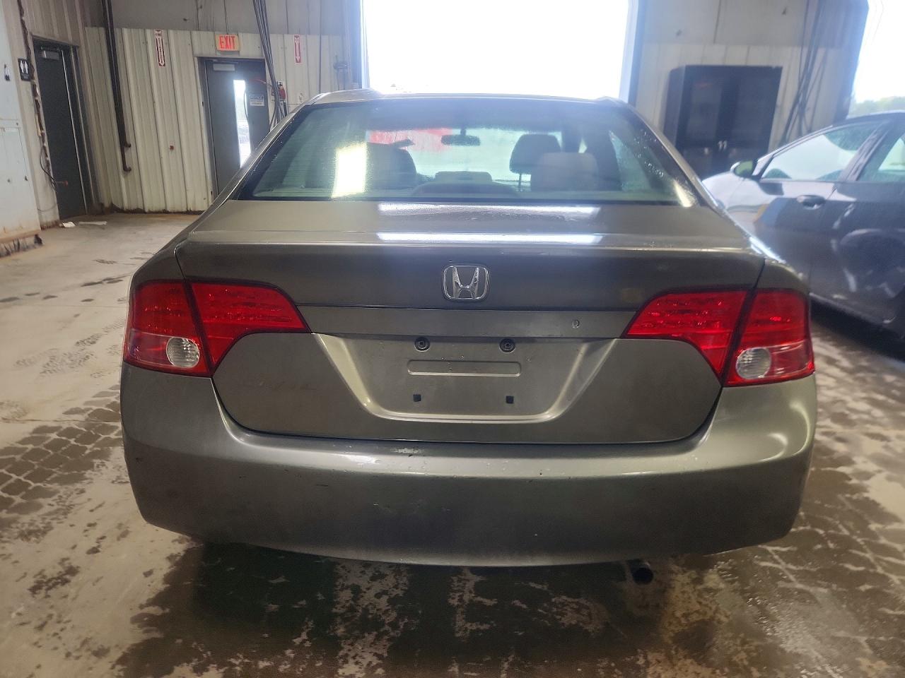 2007 Honda Civic Lx Gray vin: 1HGFA16587L050932