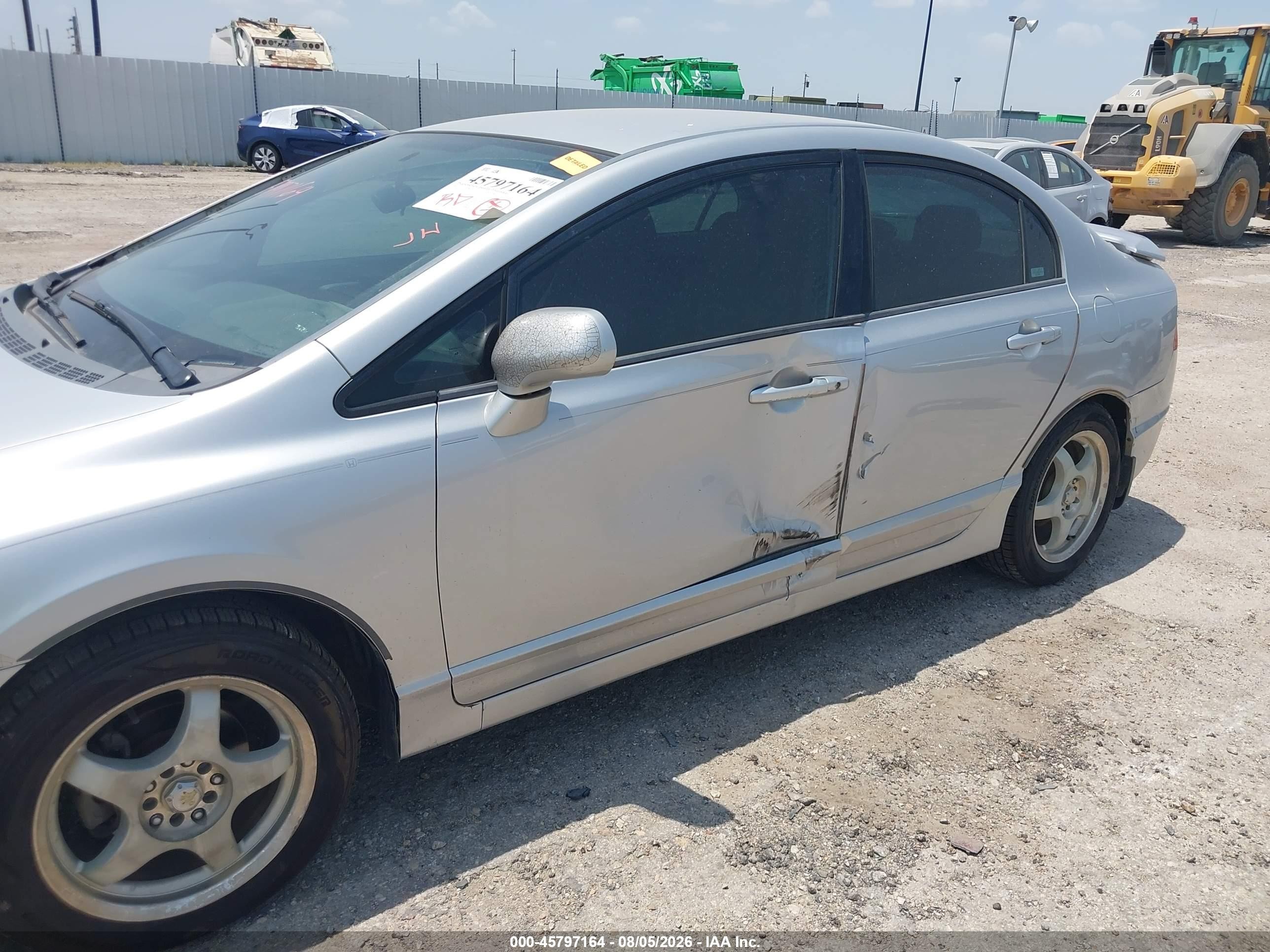 2007 Honda Civic Lx Серебряный vin: 1HGFA16587L064748