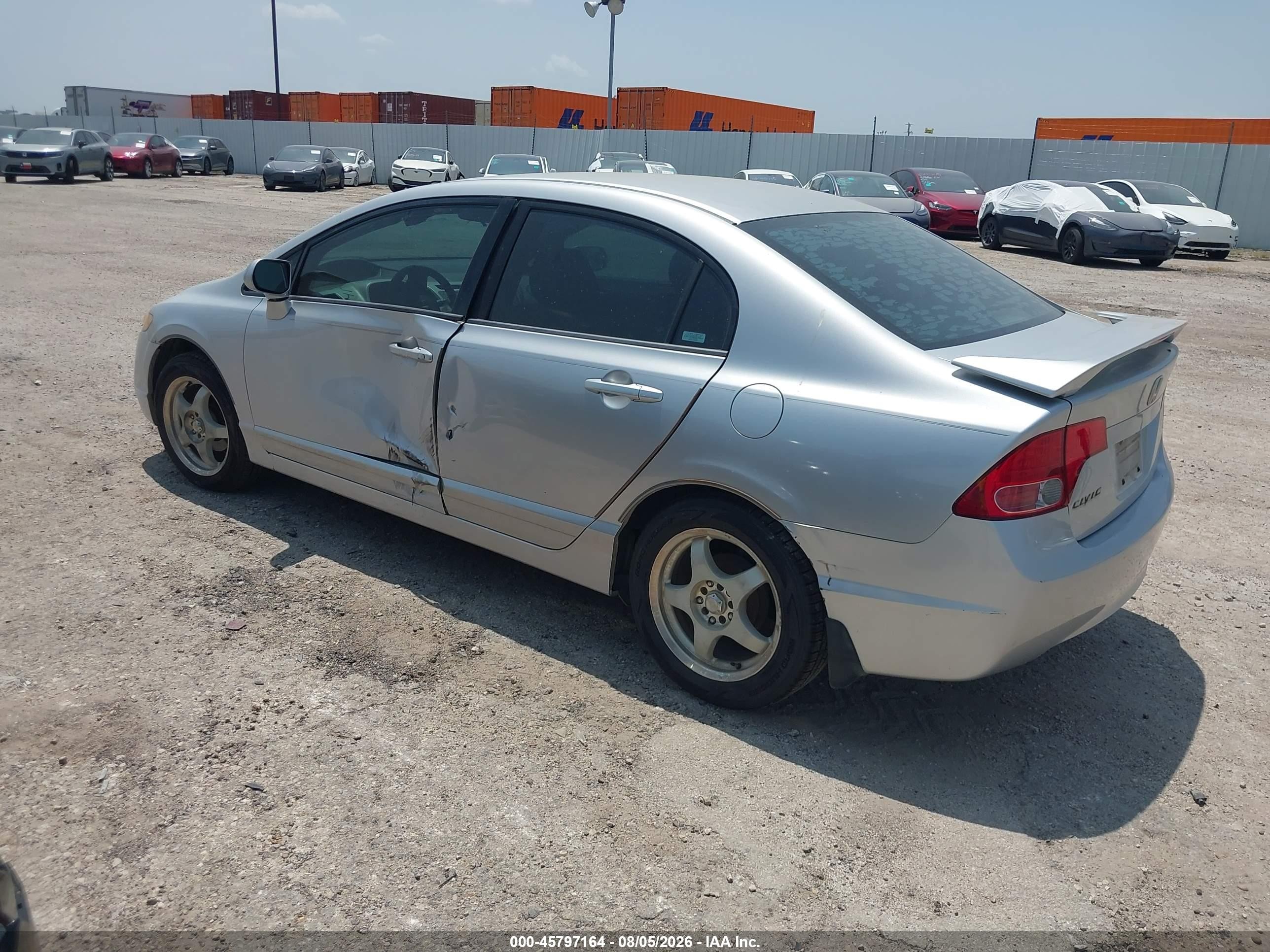 2007 Honda Civic Lx Серебряный vin: 1HGFA16587L064748