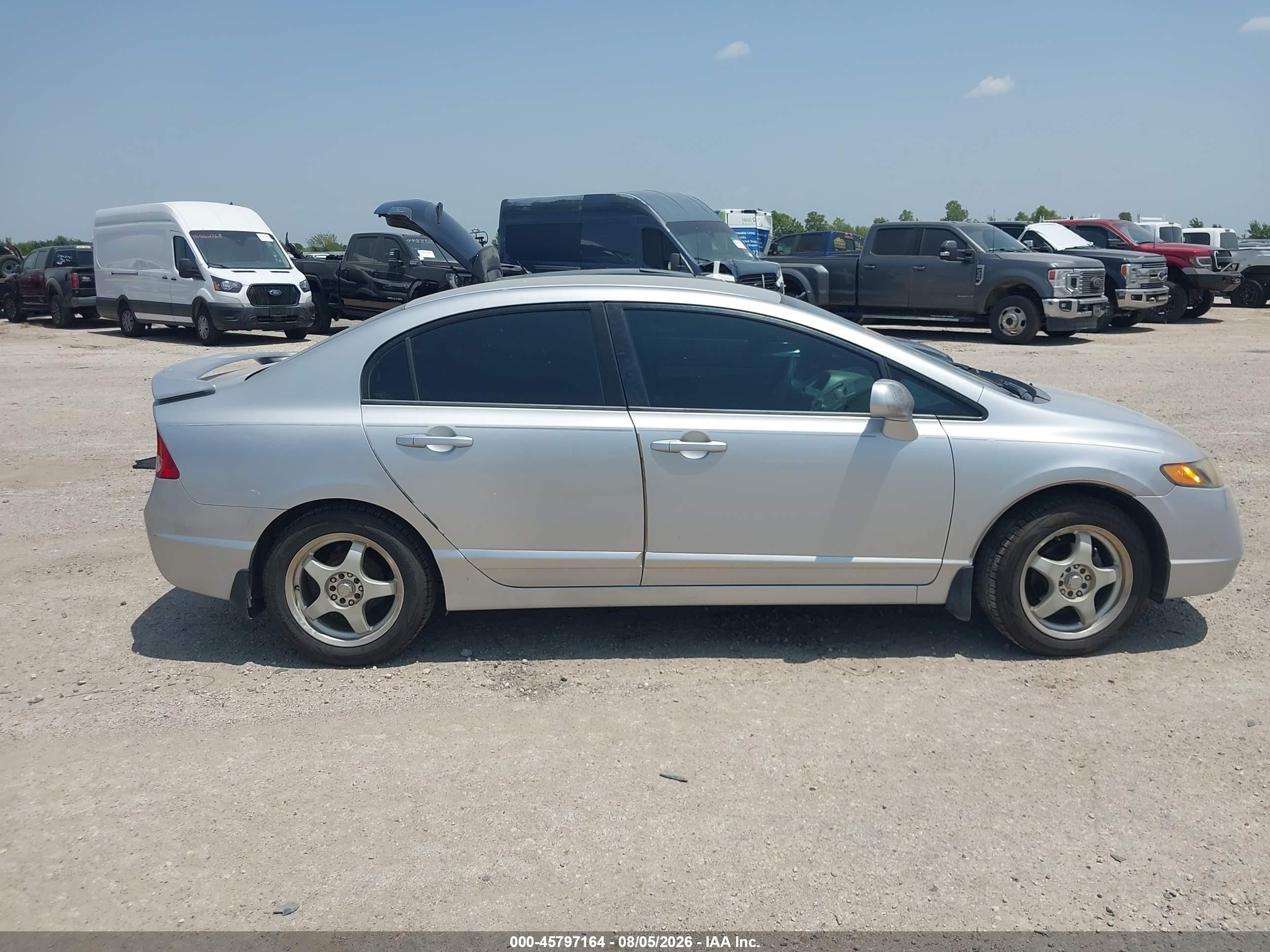 2007 Honda Civic Lx Серебряный vin: 1HGFA16587L064748