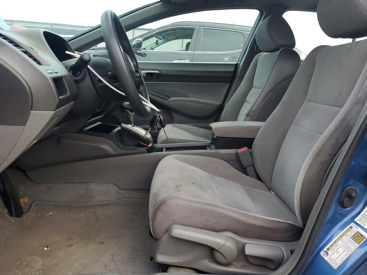 2007 Honda Civic Lx Blue vin: 1HGFA16587L097541